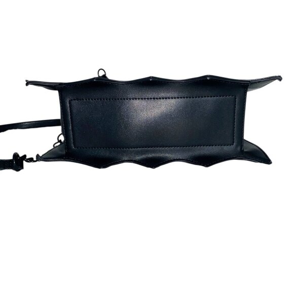 Betsey Johnson Halloween Sparkle Black Bat Crossbody Handbag Purse NWT - Picture 9 of 10